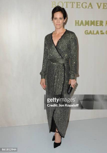 Actress Annabeth Gish arrives at the Hammer Museum Gala In The Garden at Hammer Museum on October 14, 2017 in Westwood, California.
