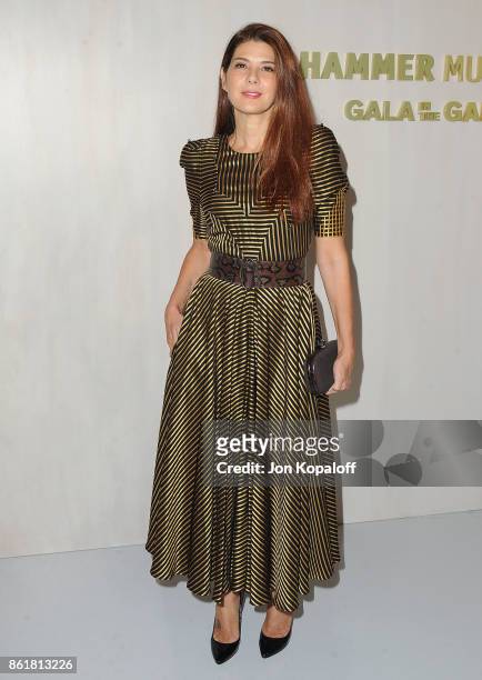 Actress Marisa Tomei arrives at the Hammer Museum Gala In The Garden at Hammer Museum on October 14, 2017 in Westwood, California.