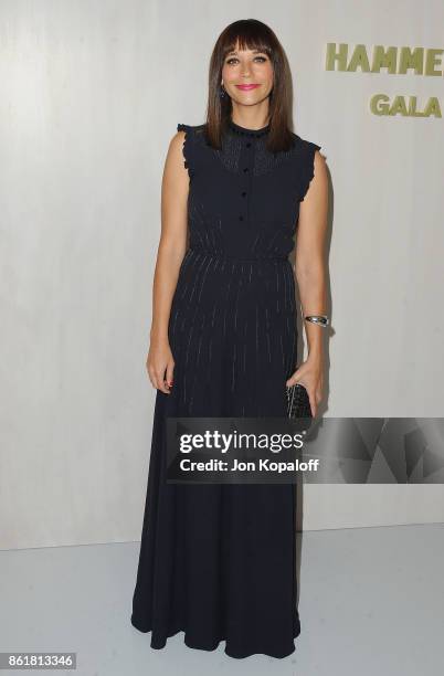 Actress Rashida Jones arrives at the Hammer Museum Gala In The Garden at Hammer Museum on October 14, 2017 in Westwood, California.