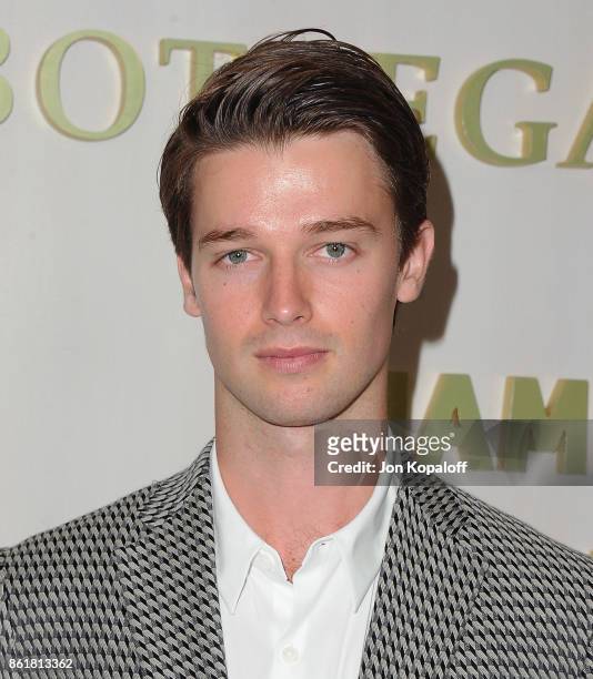 Patrick Schwarzenegger arrives at the Hammer Museum Gala In The Garden at Hammer Museum on October 14, 2017 in Westwood, California.