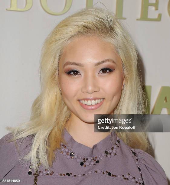 Grace Cheng arrives at the Hammer Museum Gala In The Garden at Hammer Museum on October 14, 2017 in Westwood, California.