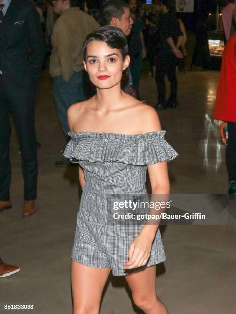 Brianna Hildebrand is seen on October 15, 2017 in Los Angeles, California.