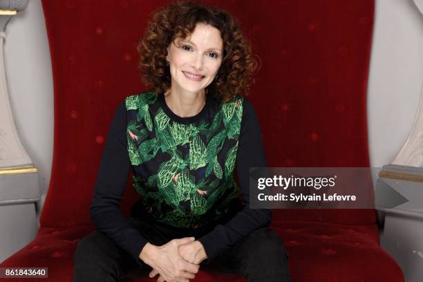 Actress Nadia Kaci is photographed for Self Assignment on October 3, 2017 in Namur, France.