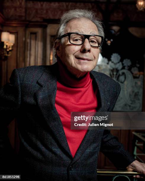 Pianist Lalo Schifrin is photographed for Le Monde on November 2016 in Paris, France.