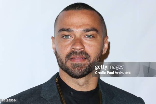 Actor Jesse Williams attends the Sunday matinee of "Turn Me Loose" at The Wallis Annenberg Center for the Performing Arts on October 15, 2017 in...