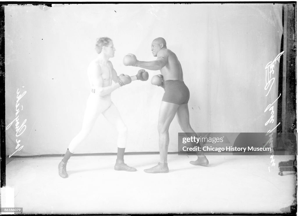 Jack Johnson Spars With Choynski