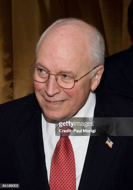 Vice President Dick Cheney attends salute to Brit Hume at Cafe Milano on January 8, 2009 in Washington, DC.