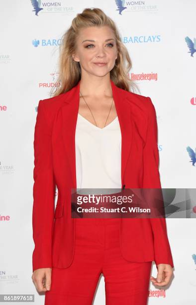 Actress Natalie Dormer attends the Woman Of The Year Awards Lunch at Intercontinental Hotel on October 16, 2017 in London, England.