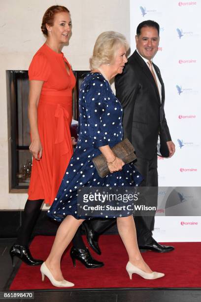Camilla, Duchess of Cornwall attends the Woman Of The Year Awards Lunch at Intercontinental Hotel on October 16, 2017 in London, England.