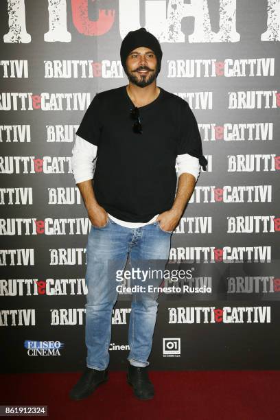 Marco D'Amore attends Brutti E Cattivi Photocall at Teatro Eliseo on October 16, 2017 in Rome, Italy.