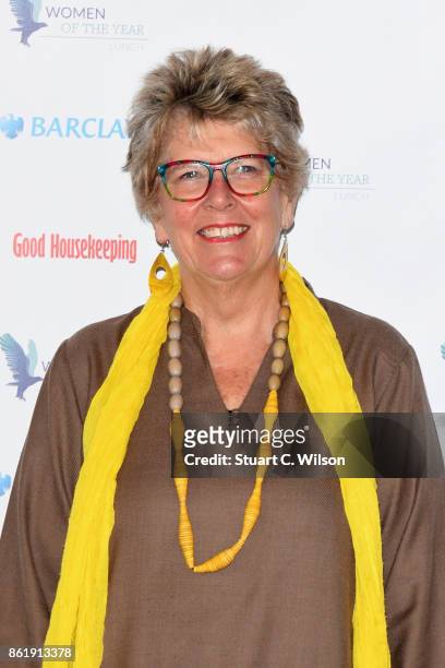 Prue Leith attends the Woman Of The Year Awards Lunch at Intercontinental Hotel on October 16, 2017 in London, England.