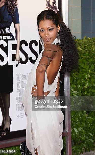 Model Jessica White attends the Cinema Society and MCM screening of "Obsessed" at the School of Visual Arts on April 23, 2009 in New York City.