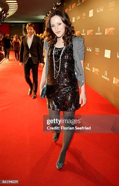 Singer Yasmin Wagner attends the New Faces Award 2009 at BCC on April 23, 2009 in Berlin, Germany.