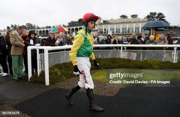 Bryan Cooper at Ludlow Racecourse.