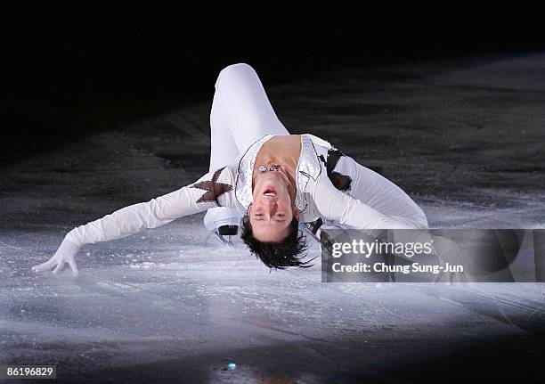 Johnny Weir of USA performs during Festa on Ice 2009 at KINTEX on April 24, 2009 in Goyang, South Korea.