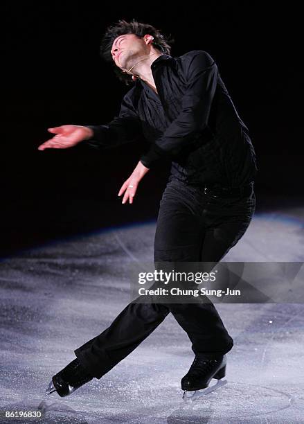 Stephane Lambiel of Switzerland performs during Festa on Ice 2009 at KINTEX on April 24, 2009 in Goyang, South Korea.