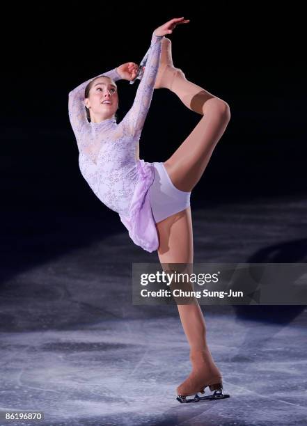 Alissa Czisny of USA performs during Festa on Ice 2009 at KINTEX on April 24, 2009 in Goyang, South Korea.