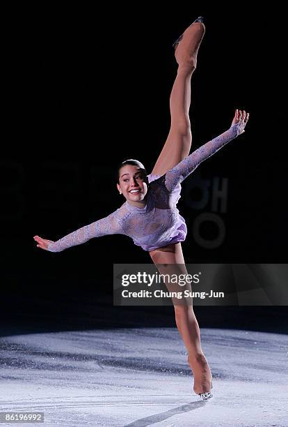Alissa Czisny of USA performs during Festa on Ice 2009 at KINTEX on April 24, 2009 in Goyang, South Korea.