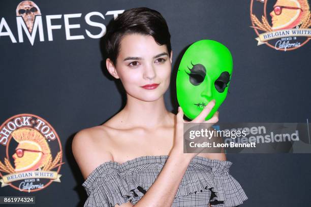 Actress Brianna Hildebrand attends the 2017 Screamfest Horror Film Festival - Premiere Of "Tragedy Girls" at TCL Chinese 6 Theatres on October 15,...