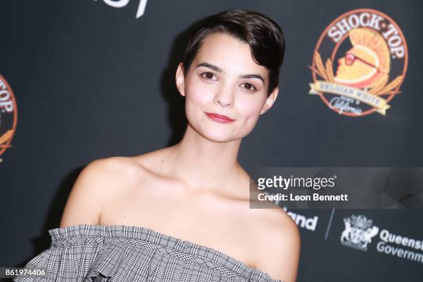 Actress Brianna Hildebrand attends the 2017 Screamfest Horror Film Festival - Premiere Of "Tragedy Girls" at TCL Chinese 6 Theatres on October 15,...