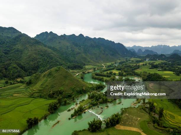 vietnam landscape - asia village river stock pictures, royalty-free photos & images