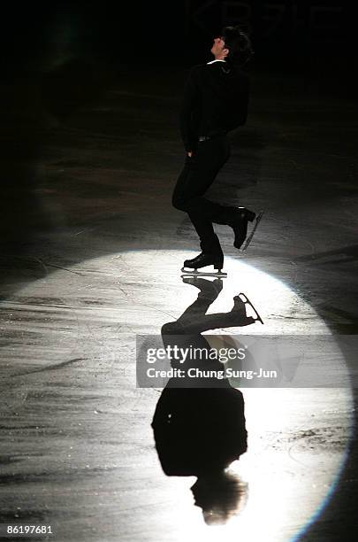 Stephane Lambiel of Swiss performs during Festa on Ice 2009 at KINTEX on April 24, 2009 in Goyang, South Korea.