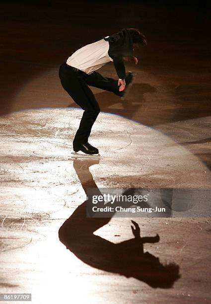 Stephane Lambiel of Swiss performs during Festa on Ice 2009 at KINTEX on April 24, 2009 in Goyang, South Korea.