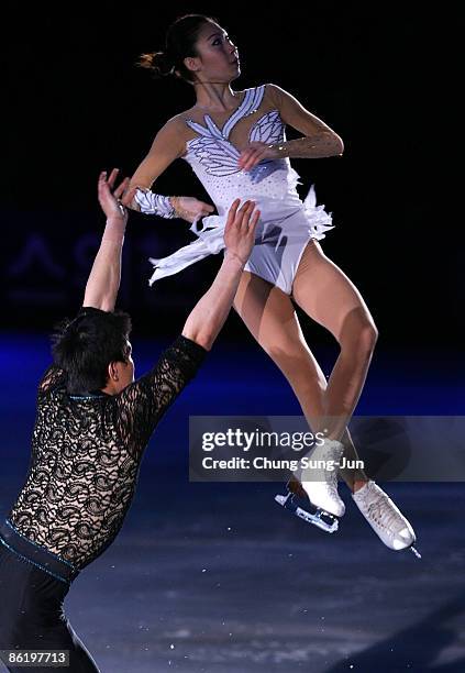 Dan Zhang and Hao Zhang of China perform during Festa on Ice 2009 at KINTEX on April 24, 2009 in Goyang, South Korea.