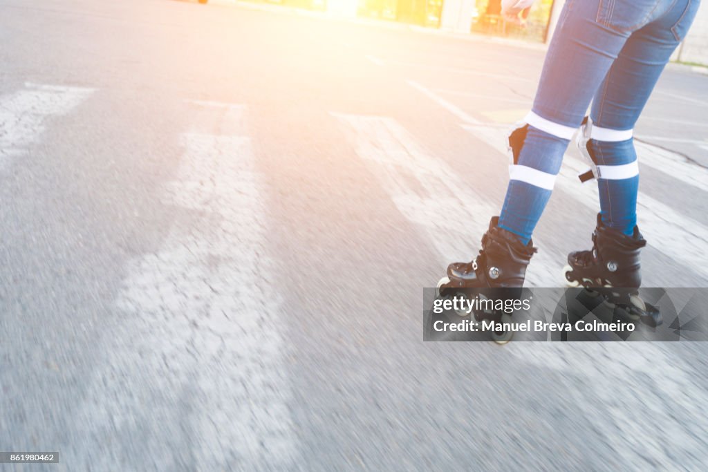 Roller skating