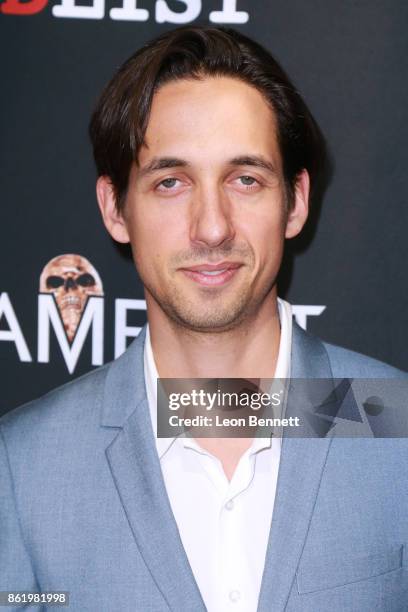 Actor Cameron Van Hoy attends the 2017 Screamfest Horror Film Festival - Premiere Of "Tragedy Girls" at TCL Chinese 6 Theatres on October 15, 2017 in...