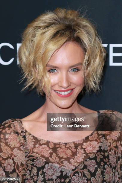 Actress Nicky Whelan attends the 2017 Screamfest Horror Film Festival - Premiere Of "Tragedy Girls" at TCL Chinese 6 Theatres on October 15, 2017 in...