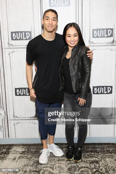 Lex Ishimoto and Koine Iwasaki discuss "So You Think You Can Dance" at Build Studio on October 16, 2017 in New York City.