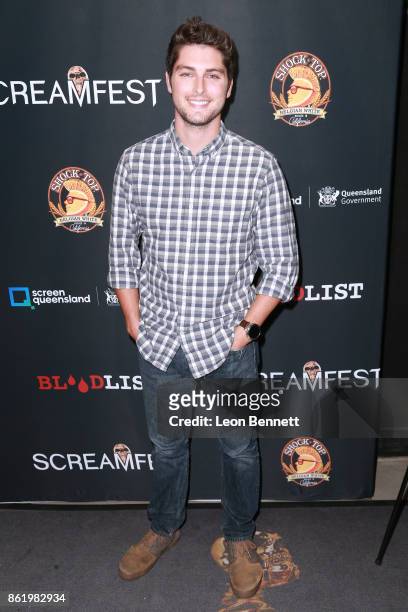 Actor Cameron McKendry attends the 2017 Screamfest Horror Film Festival - Premiere Of "Tragedy Girls" at TCL Chinese 6 Theatres on October 15, 2017...