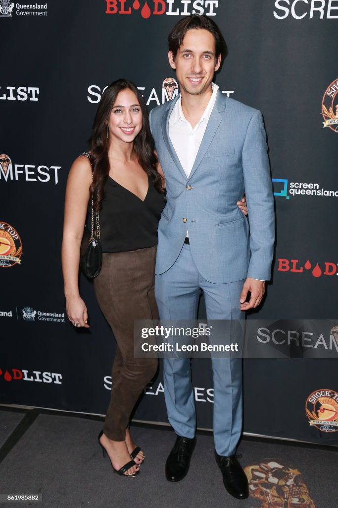 Samara Cameron Actors Samara Pollak and Cameron Van Hoy attends the 2017 Screamfest ...