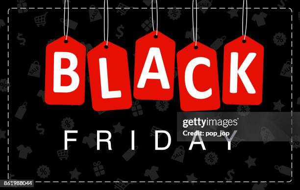 black friday sale poster - vector illustration - black friday background stock illustrations