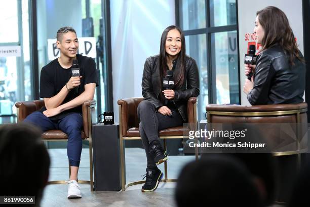 Lex Ishimoto and Koine Iwasaki discuss "So You Think You Can Dance" at Build Studio on October 16, 2017 in New York City.