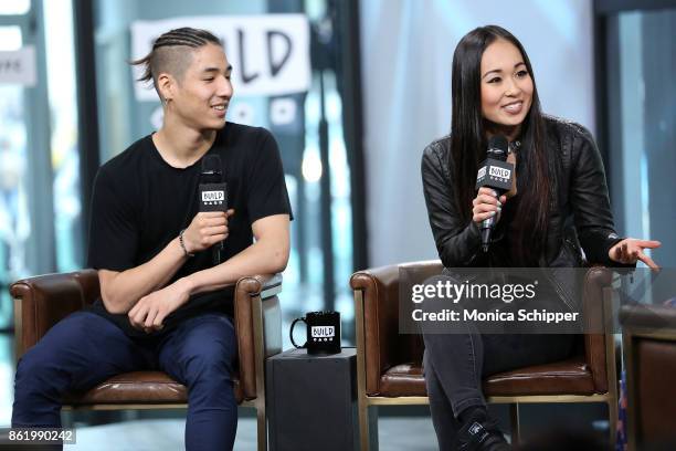 Lex Ishimoto and Koine Iwasaki discuss "So You Think You Can Dance" at Build Studio on October 16, 2017 in New York City.