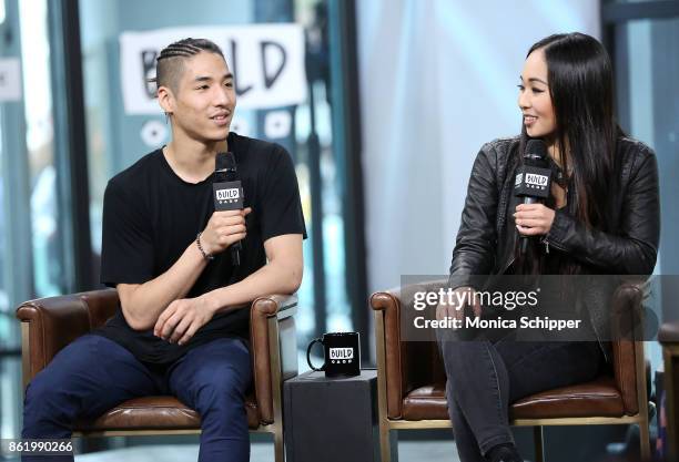 Lex Ishimoto and Koine Iwasaki discuss "So You Think You Can Dance" at Build Studio on October 16, 2017 in New York City.