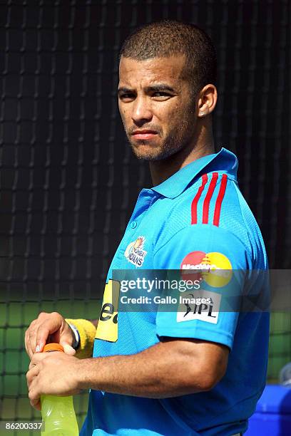 Duminy of the Mumbai Indians in the nets looks on ahead of their weekend match during IPL T20 match between Royal Challengers Bangalore and Kings XI...