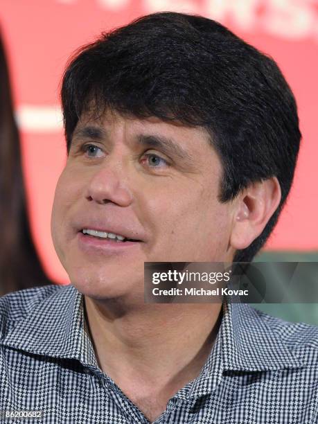 Former Governor Rod Blagojevich attends NBC's "I'm a Celebrity...Get Me Out Here!" at The Langham Hotel on April 24, 2009 in Pasadena, California.