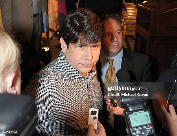 Former Governor Rod Blagojevich attends NBC's "I'm a Celebrity...Get Me Out Here!" at The Langham Hotel on April 24, 2009 in Pasadena, California.