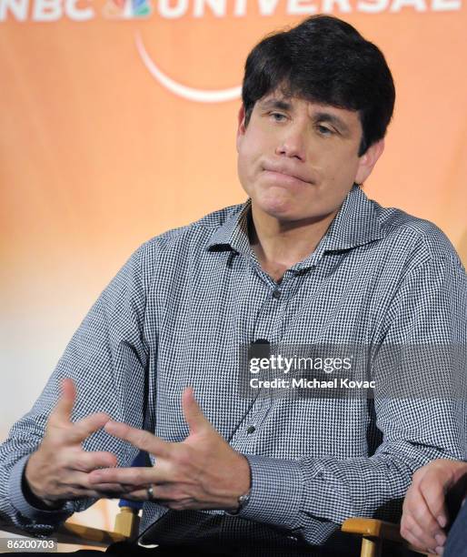Former Governor Rod Blagojevich attends NBC's "I'm a Celebrity...Get Me Out Here!" at The Langham Hotel on April 24, 2009 in Pasadena, California.