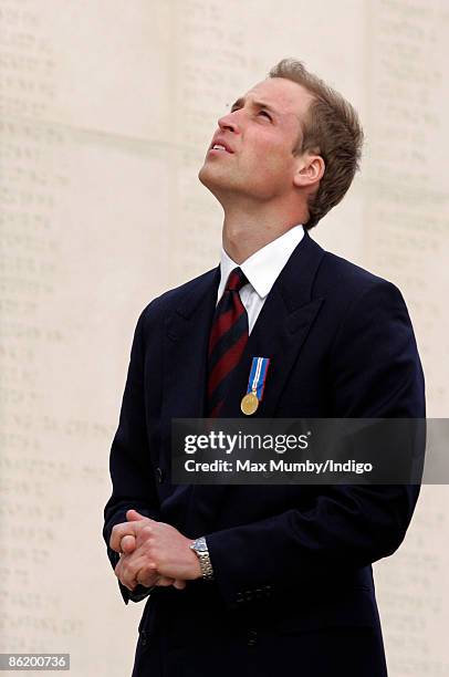 Prince William launches the NMA Future Foundations Appeal at National Memorial Arboretum on April 24, 2009 near Lichfield, England.