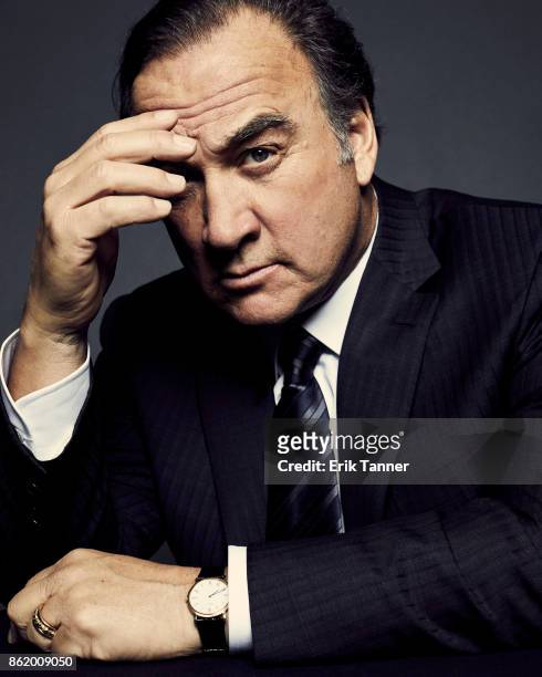 Actor and comedian Jim Belushi of 'Wonder Wheel' poses for a portrait at the 55th New York Film Festival on October 14, 2017. Suit
