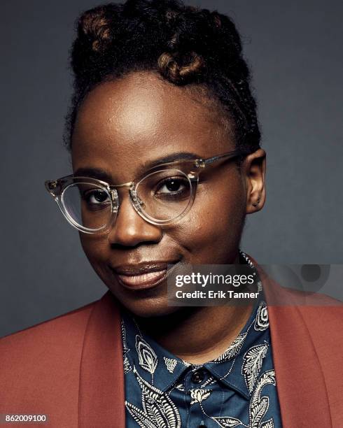 Director Dee Rees of 'Mudbound' poses for a portrait at the 55th New York Film Festival on October 12, 2017.