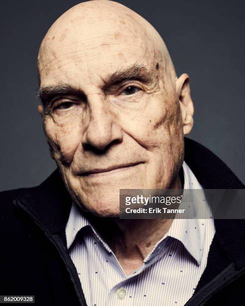 Filmmaker Barbet Schroeder of 'The Venerable W' poses for a portrait at the 55th New York Film Festival on October 13, 2017.
