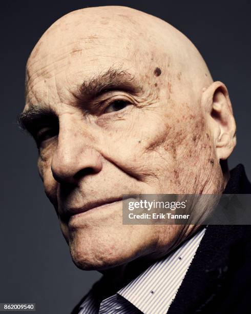 Filmmaker Barbet Schroeder of 'The Venerable W' poses for a portrait at the 55th New York Film Festival on October 13, 2017.