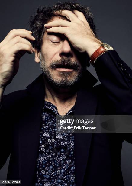Director Mathieu Amalric of 'Ismael's Ghosts' poses for a portrait at the 55th New York Film Festival on October 13, 2017.