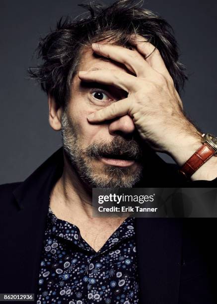 Director Mathieu Amalric of 'Ismael's Ghosts' poses for a portrait at the 55th New York Film Festival on October 13, 2017.