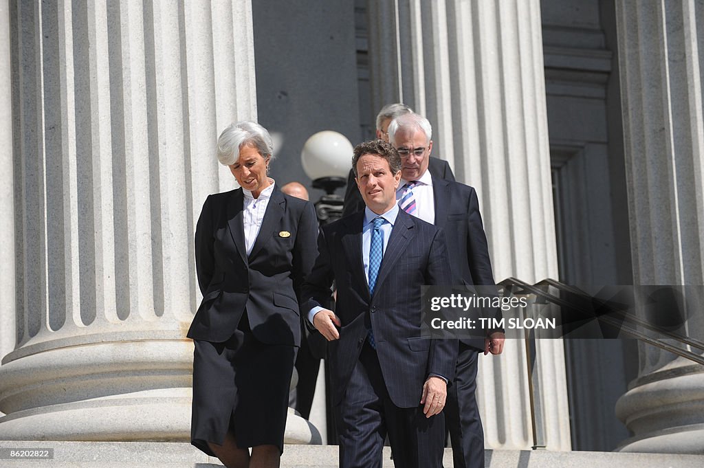 Tim Geithner US Treasury Secretary Timothy Geithner , French Finance Minister ...